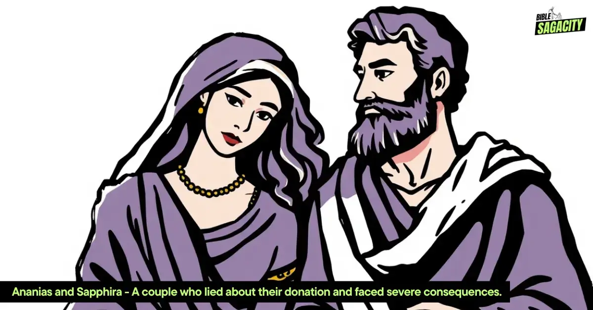 Ananias And Sapphira in The Bible