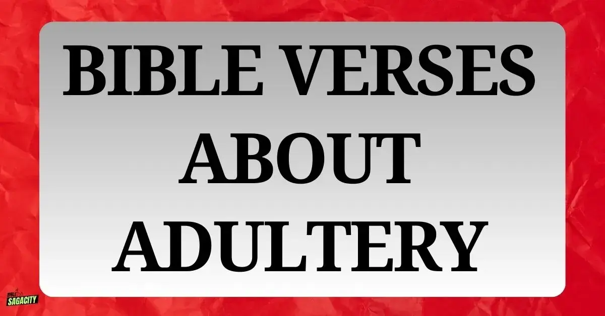 Bible Verses About Adultery