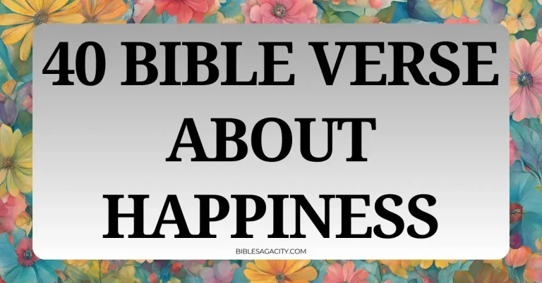 Bible Verse About Happiness