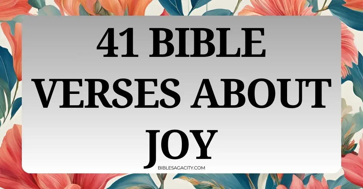 Bible Verses About Joy