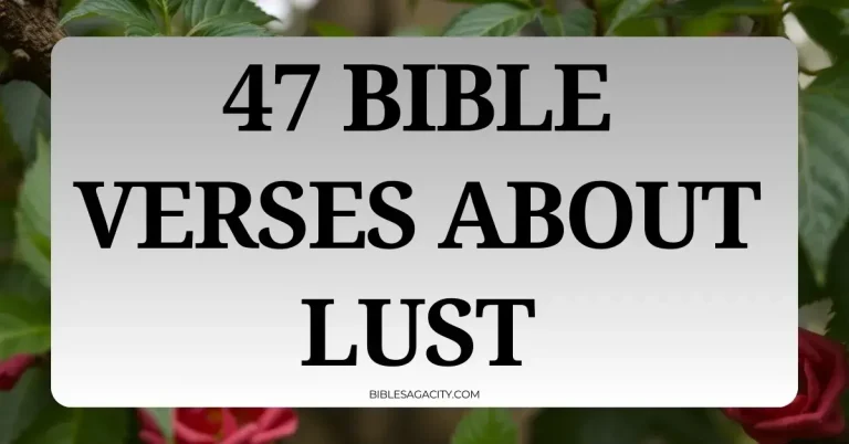 Bible Verses About Lust