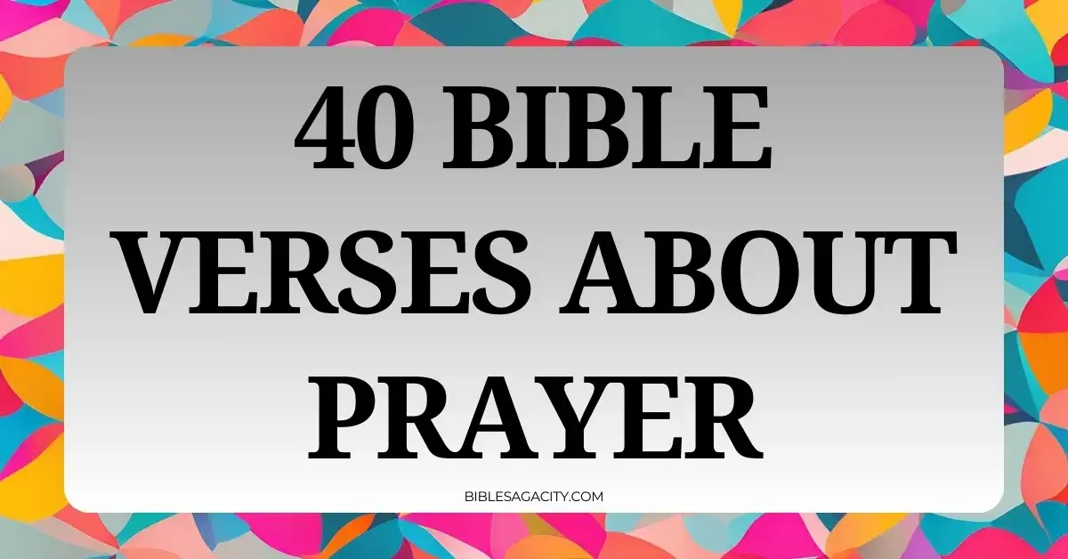 Bible Verses About Prayer