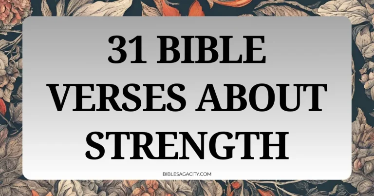 Bible Verses About Strength